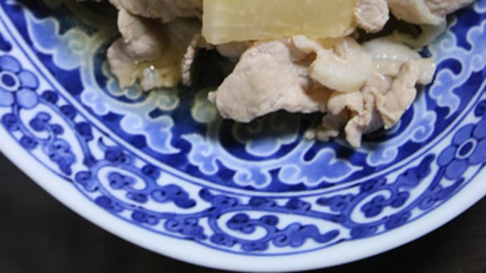 8月2日 大根と豚肉の煮物&チーズオムレツ定食