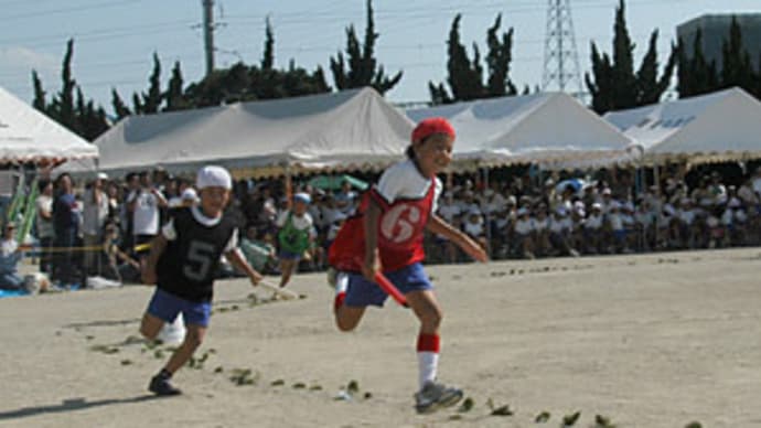 息子の運動会!
