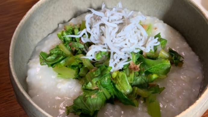 収穫野菜から、菜飯の素、水菜の煮浸し、二色の蕪の浅漬けに