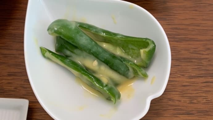 ピーマンの漬物・甘じょっぱい味噌漬け
