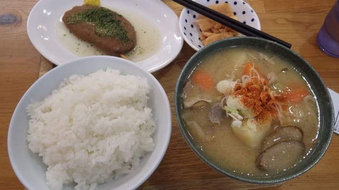 天神屋 道の駅宇津ノ谷峠下り店 / 豚汁セット