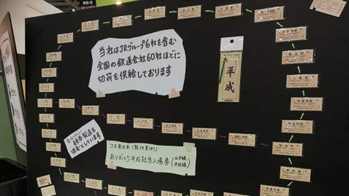 「硬券切符」や「地図式車内券」って知ってる?@関東交通印刷株式会社(ISOT2019)