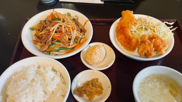 青椒肉絲定食