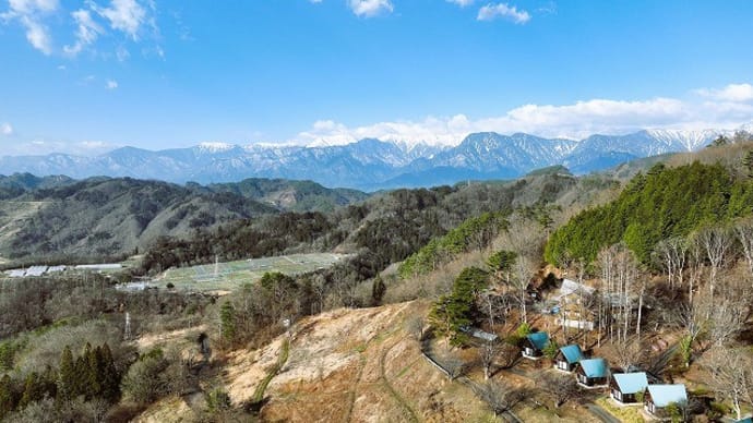 高津屋森林公園の営業開始のお知らせ&上空からの風景
