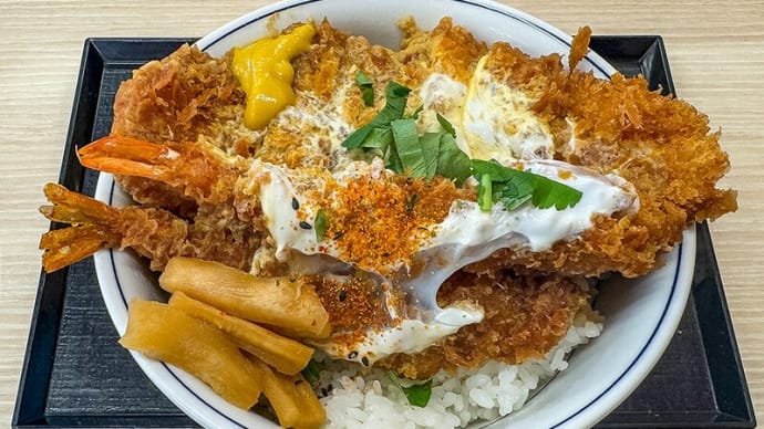 海老・ロースかつ丼 ~全力飯がレギュラーの新メニュー~