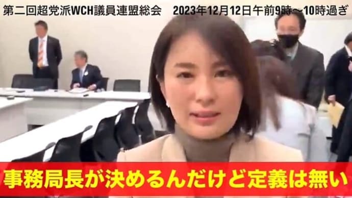★拡散希望「これがパンデミック条約だ❕」超党派WCH議連【プランデミック】💀