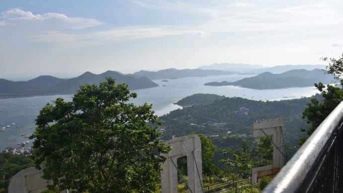 2019年夏休み　フィリピン旅行・ブスアンガ・コロン島旅行（5日目-10）タパヤス山からコロン島