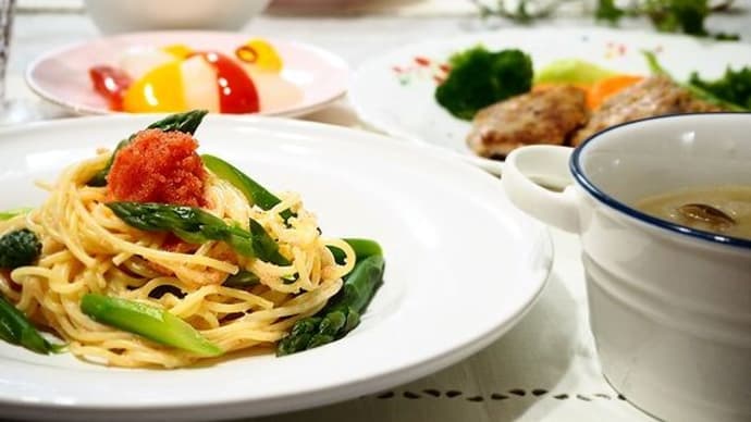 ☆豚ヒレ肉のソテー&明太子クリームパスタ☆