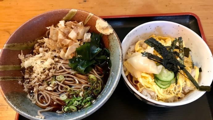 ちらし寿司ぶっかけ蕎麦セット 麺處 さかもと