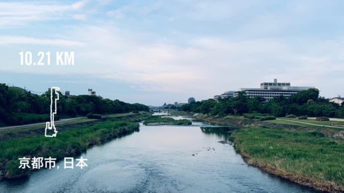 京都の朝。