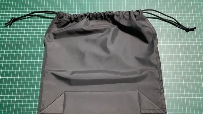ゴルフシューズ用巾着作りました。