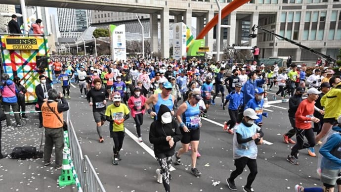東京マラソンの写真!