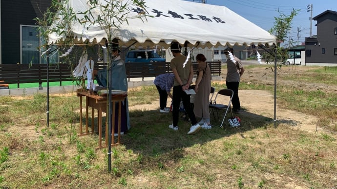 上越市内 新築住宅 地鎮祭