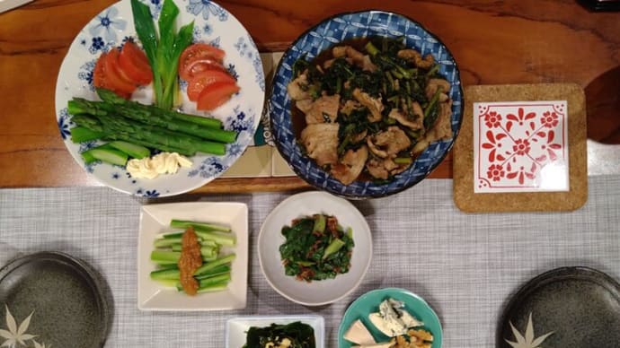 春野菜の食卓