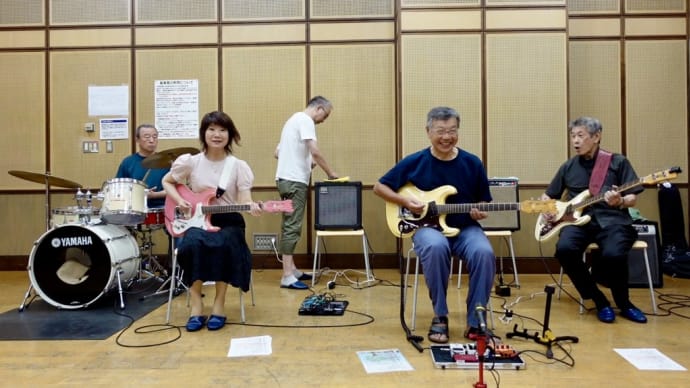 秋ライブに向けて(1)クールビーツ・バンド練習