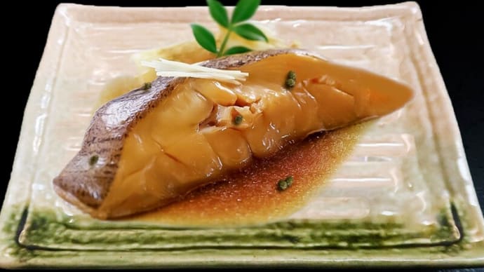 カレイの煮付け ~実山椒で風味をだし梅干しで煮崩れ防止~