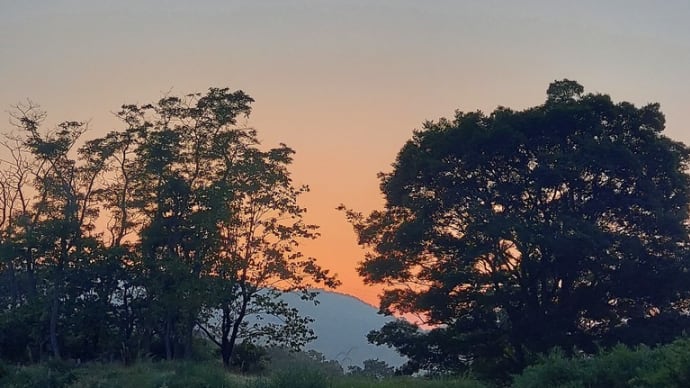 早朝の風景