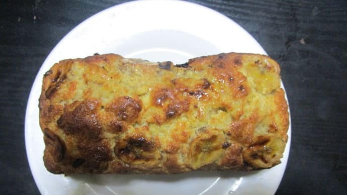 バターリッチなバナナケーキ
