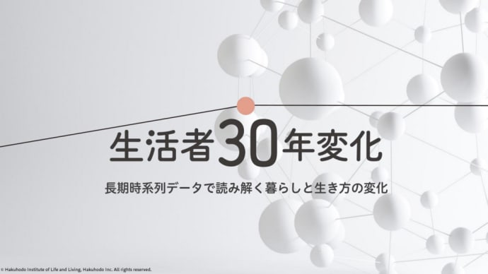 社会は孤独を好む(1992〜2022)の変化