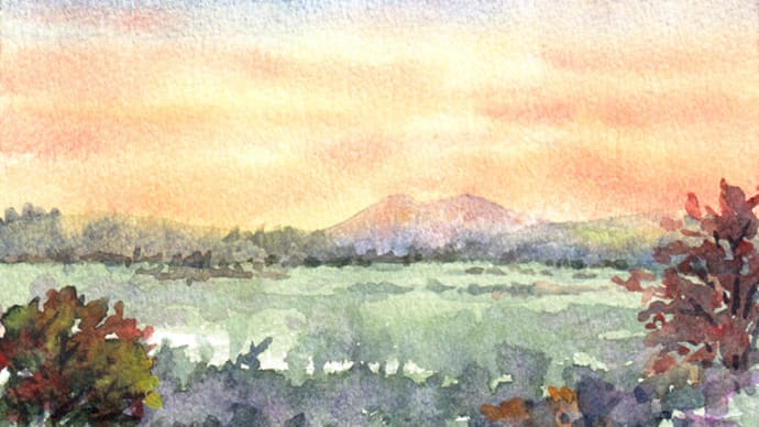 ◆心象風景・筑波山&夕焼け、その2◆