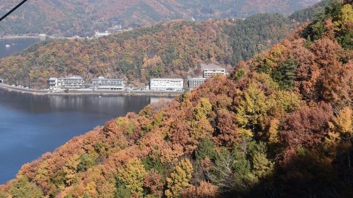 もみじ狩り 山梨県富士河口湖町 第22回富士河口湖紅葉まつり2日目(3)天上の鐘と富士山
