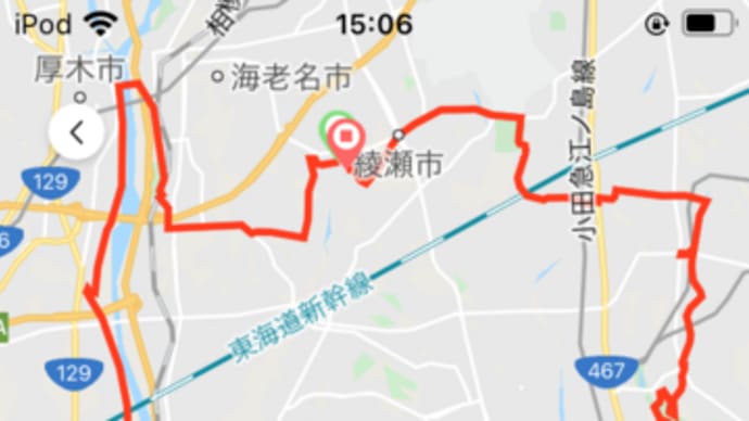 【 周回ルート探索 】 相模川右岸堤防ルート開拓 権太坂から戻り 66km