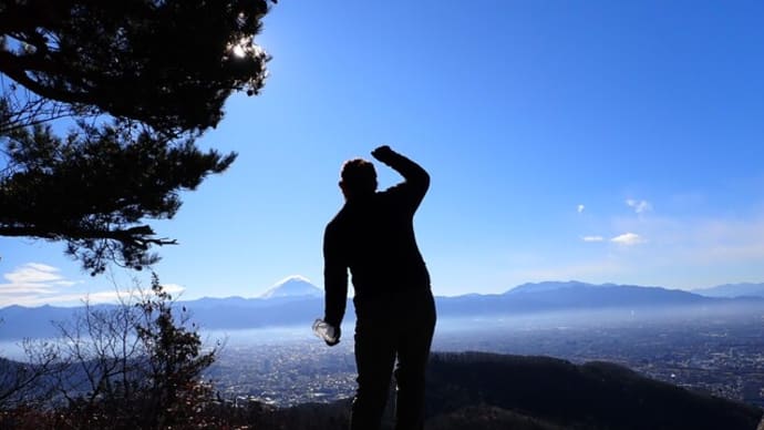 2022.12.24甲府盆地越しの富士山⛰八王子山