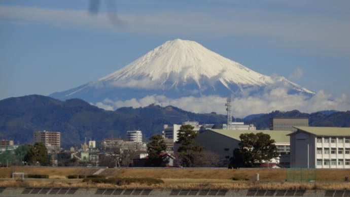 ２０２４年２月１６日AM１０：５５分頃の富士山