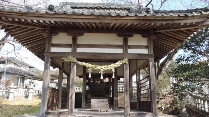 河野原大歳神社しめ縄奉納