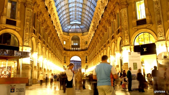 心ふるえる風景　イタリア編㊶　ミラノの中心　黄金の回廊に「モナ・リザ」が出現した