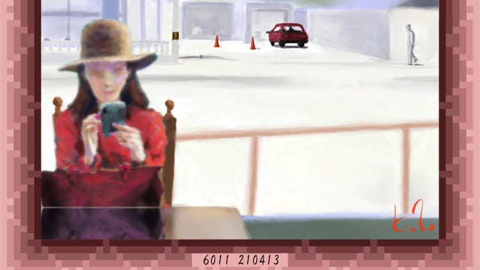 Red car 6011/赤い車