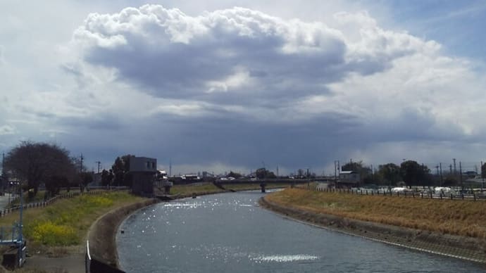 ツチノコみたいな雲