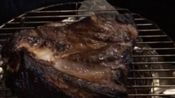 パパがベーコン焼いてくれました
