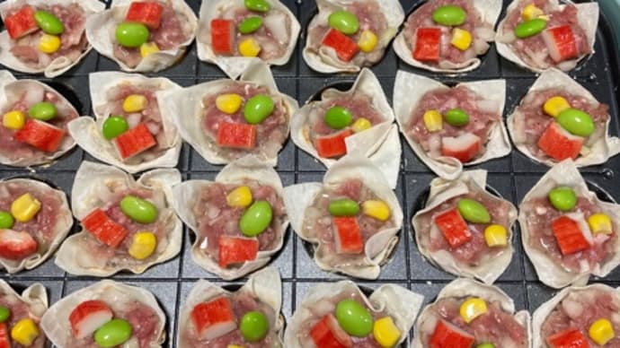 ブルーノホットプレートで焼売とゴーヤのグリーンカーテン完成