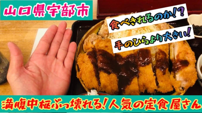 山口県宇部市で人気の定食屋「番茶屋」で驚きのチキンカツ発見!?
