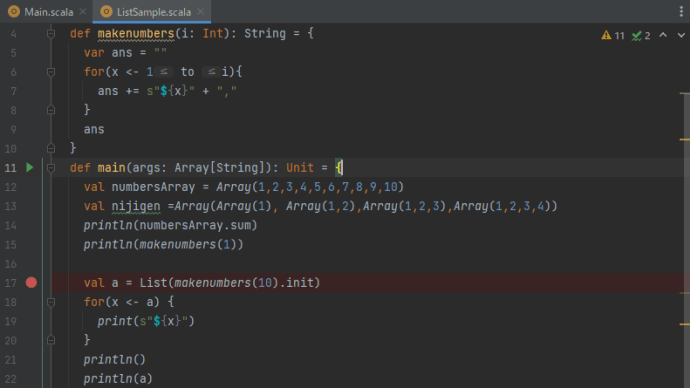 ScalaのArrayやListのsumが使えるのか?使えないのか?