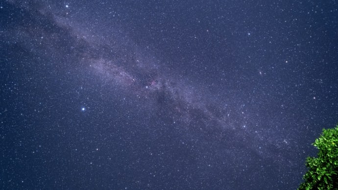 真夏の天の川とペルセウス座流星 2024年8月14日