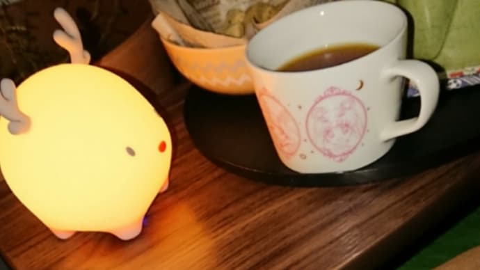 ベランダ夜カフェタイム