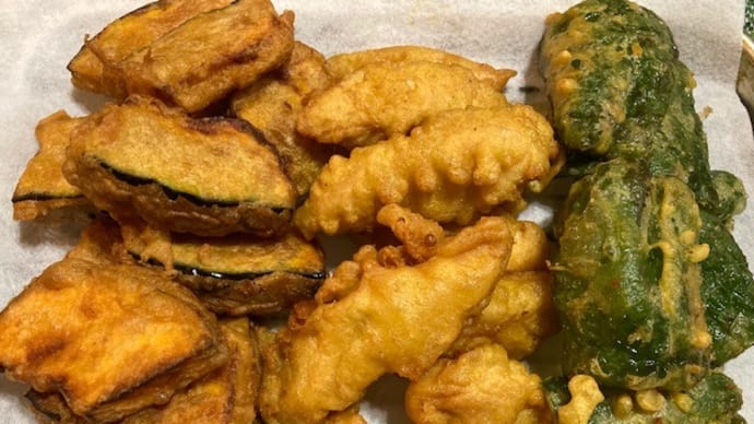 カレーはカレーでもグルテンフリーのフリッター!