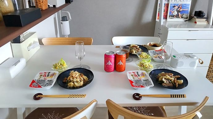 8月24日 肉野菜炒め定食飲酒。
