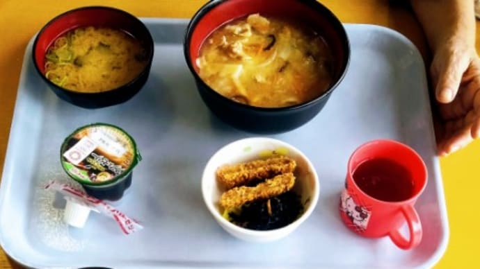 今日の昼食&整形外科