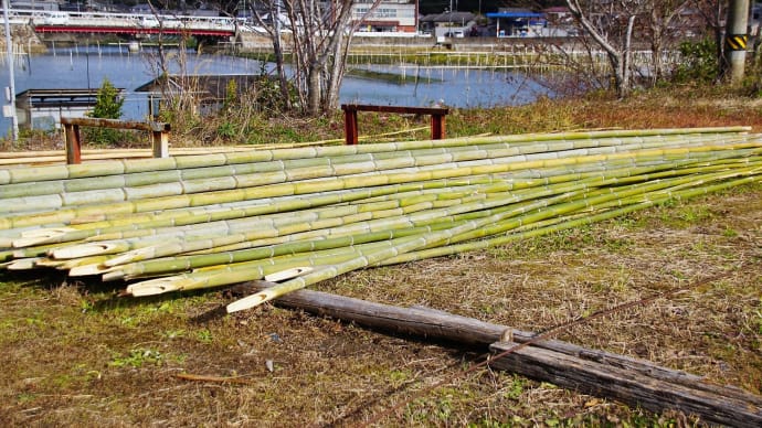 海苔網の支柱