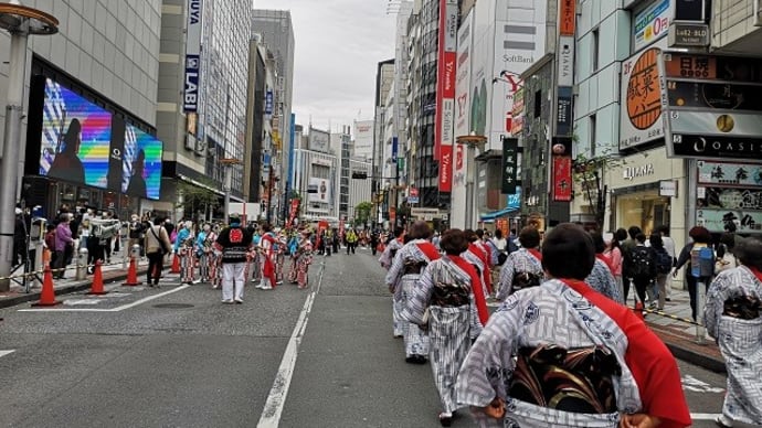 ダンス Part107 『「渋谷・鹿児島おはら祭」 給水係から踊り手に昇格』 
