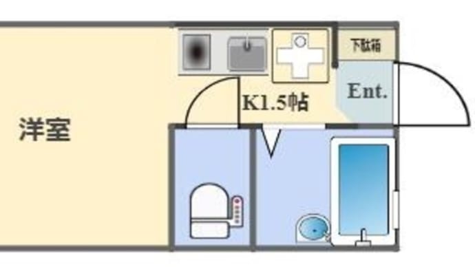 京急本線大森町駅近、梅屋敷駅も徒歩圏内@リフォーム済!バストイレ別ペット可1R16㎡