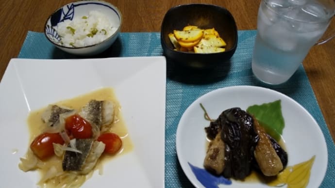 「英雄たちの選択」と白身魚のアクアパッツア風