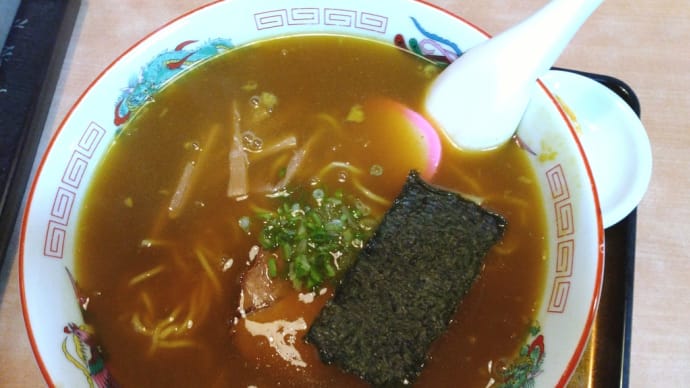 八十二、八十三杯目 浜松市中区 竜光屋そば店 つけ麺、カレーラーメン