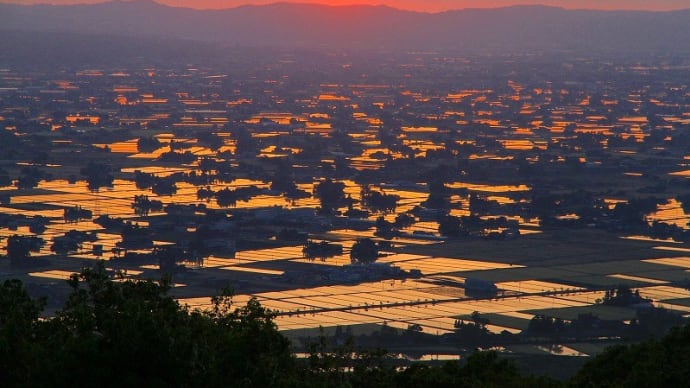 散居村夕景。。。（５月９日）