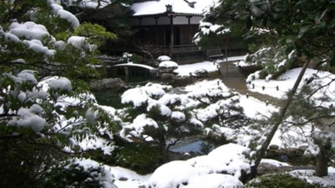 京都妖怪探訪（８７）：雪の青蓮門院門跡・その３
