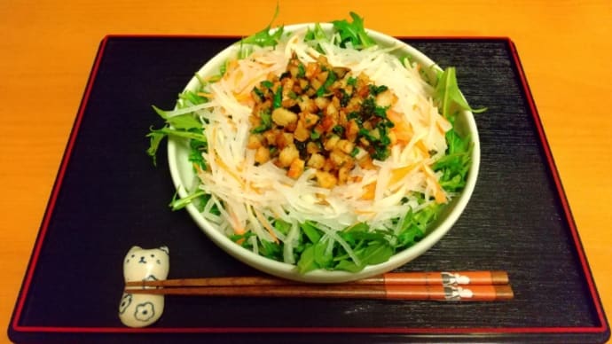 夕食と亀萬酒造の淡酒にごり