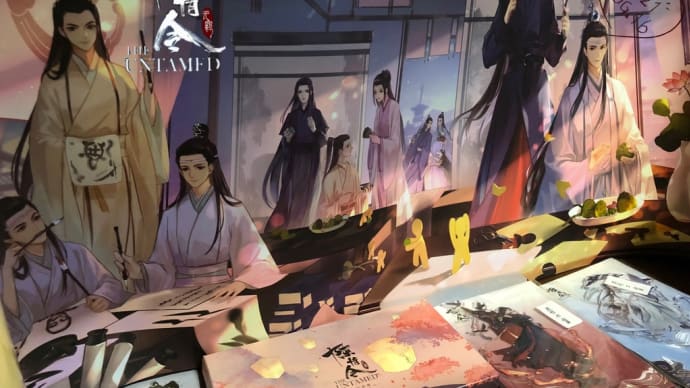 2021/08/16 中国から陳情令公式グッズ届きました